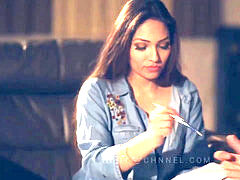 Collège université, Doigter, Indienne, Professeur