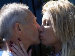 An old guy with a big pole fucked a natural blonde Donna Bell