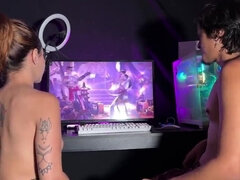 Grote lul, Pijpbeurt, Bruinharig, Lul, Hardcore, Hd, Latijnse vrouw, Tieten likken