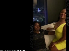 69, 黒人, ブロンド, フェラチオ, 顔射, 異人種間, オマンコ, 馬乗り