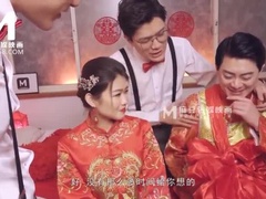 Азиатки, Большие сиськи, Семяизвержение, Лизание, Оргазм, Киски, Свадьба, Жена