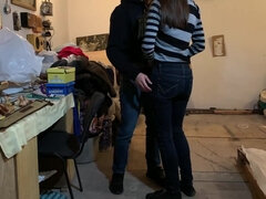 素人, フェラチオ, 中出し, 自家製, 裸, ロシア人