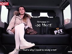 Matt Ice helps Czech School Girl get back on her feet with a dirty ride