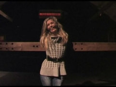 Sadomasochismus, Blondine, Fesselspiele, Bekleidet, Frau, Würgen, Gefesselt