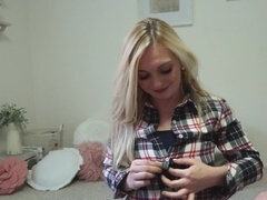 Cul, Bikini, Blonde, Sucer une bite, Preservatif, Jeans, Pov, Adolescente