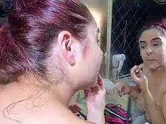 Enthousiasteling, Braziliaans, Latijnse vrouw, Ondergoed