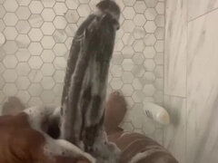 Stepdad Caught Jacking Off in Shower by Cute Stepdaughter - BBC Action