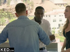 デカパイ, 黒人, ブロンド, 浮気する, 顔射, はじめて, 異人種間, 馬乗り