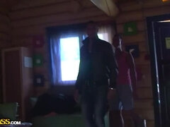 College Students: Annabelle, Sergei & Wendy Harper, Part 3 - Handjob, Big Cock, Deepthroat