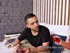 カップル, お婆さん, ハードコア, 熟年, オマンコ, 赤毛, ロシア人, オッパイの