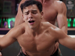 Cowboy cock with rimming and anal screwing