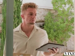 Milena Ray Blowjob & Doggystyle Sex with Handsome Matthew Meier - Intense Fucking & Facial