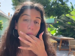 Leie, Aufs gesicht abspritzen, Fetisch, Flashen, Nahrung, Masturbation, Pov, Öffentlich