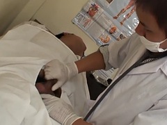 素人, アジア人, 医者, 試験, ゲイ, シゴき, ガリガリ, ユニフォーム