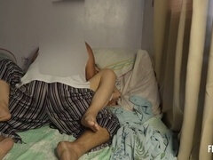 Pajamas, babe, bed