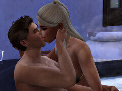 デカチン, フェラチオ, 中出し, 淫乱熟女, 義母, ティーン