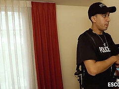 Большой член, Минет, Бондаж, Крупный план, Сперма во рту, Член, Сперма на лице, Шлюха