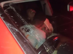 18, アジア人, 緊縛, 彼氏, 車, ハードコア, インド人, オマンコ