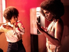 Grote kont, Grote lul, Grote mammen, Pijpbeurt, Zwart, Kort haar, Mager, Tiener