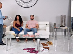 Grosse bite, Sucer une bite, Frère, Plantureuse, Fille latino, Chatte, Adolescente, Nénés