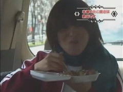 素人, アジア人, フェラチオ, 車, カップル, 手コキする, ティーン, ヤリマンの