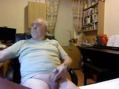 394. Dad cum on cam