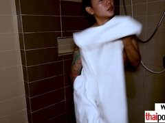 Asiático, Cuarto de baño, Tetas grandes, Tetona, Sexo duro, Casero, Coño, Ducha