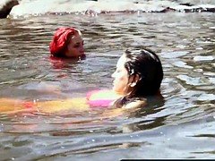 素人, 美女, レズビアン, なめる, オーガズム, アウトドア, 赤毛