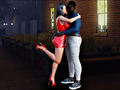 3d, 素人, 浮気する, イく瞬間, 黒人, 顔射, 異人種間, 淫乱熟女