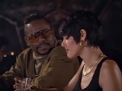 Tussi, Schönheit, Schwarz, Blasen, Spermaladung, Schwarz, Handjob, Milf