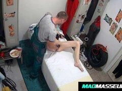 Enthousiasteling, Bondage discipline sadomasochisme, Bruinharig, Vuisten, Masseren, Doordringend, Tiener, Bekijker