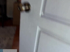 Big-titted blonde tenant gets her ass drilled by landlord's big dick in POV