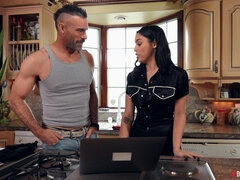 Cuban Siren's Interracial Kitchen Affair Sparks Desire