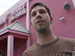 素人, フェラチオ, ゲイ, のぞき穴, 手コキする, タトゥー