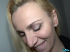 Stairwell Orgasms for Russian Blonde