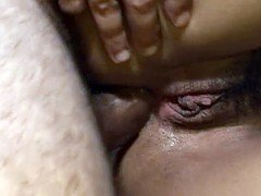 Thai teen pussy is soaking wet by harsh anal pounding