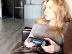 Kont naar mond, Sperma in mond, Sperma shot, Voeten fetish, Handbeurt, Huisgemaakt, Russisch, Mager