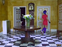 イく瞬間, バック, ドレス, ヒール, ラティーナ, 穴開きパンティ, オマンコ, 靴下