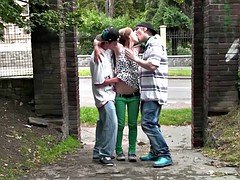 Gangbang, Group, Public, Teen