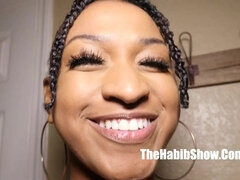 Grote kont, Grote mammen, Zwart, Latijnse vrouw, Natuurlijke tieten, Hangende tieten, Trio, Tieten likken