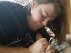 Gasping, bwc, sloppy blowjob