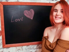 Arsch, Fingern, Masturbation, Natürlichen titten, Rotschopf, Socken, Solo, Titten