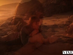 Пляж, Секс без цензуры, Натуральные сиськи, На природе, Развязные