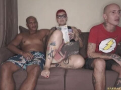 Grosser schwanz, Schwarz, Gehörnter ehemann, Interrassisch, Latina, Reif, Milf