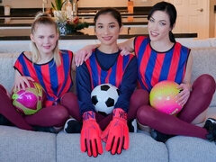 黒人, フェラチオ, 茶髪の, グループ, 手コキする, ハードコア, オージー, オッパイの