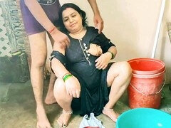 Leie, Tante, Blasen, Spermaladung, Hd, Indisch, Reif, Stiefmutter