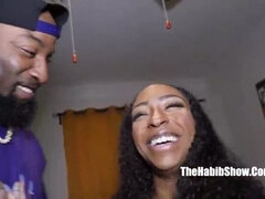 King Gutta pounds mixed Native Indian & black babe Kokohontas - slim thick anal action