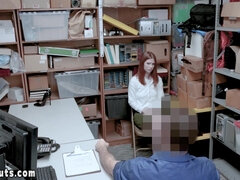 Big cock, Blowjob, Reality, Redhead, Skinny, Teen, Tits, Uniform