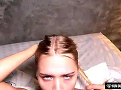 Cumdumpsterteens - california babe's Face Fucking facial - european stut gets her snatch wrecked