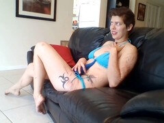 ビキニ, フェラチオ, レズビアン, オナニー, アウトドア, 公共, 赤毛, おもちゃ